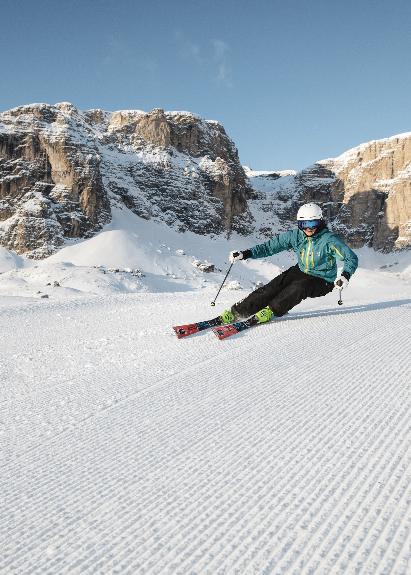 Skifahren Südtirol Dolomiten